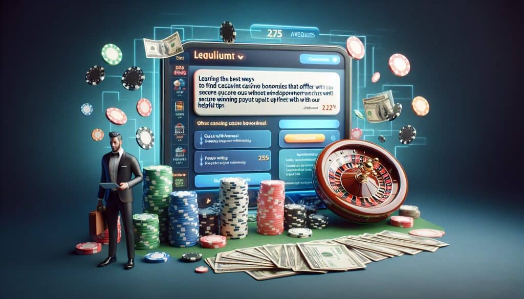 Kako pronaći casino bonuse koji omogućuju brzu isplatu?